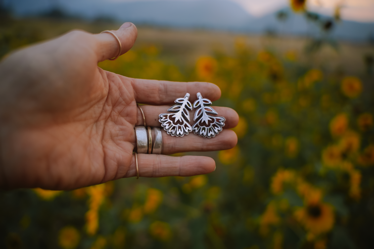 PREORDER Wildflower Dangles ~ Sterling Silver ~ Small