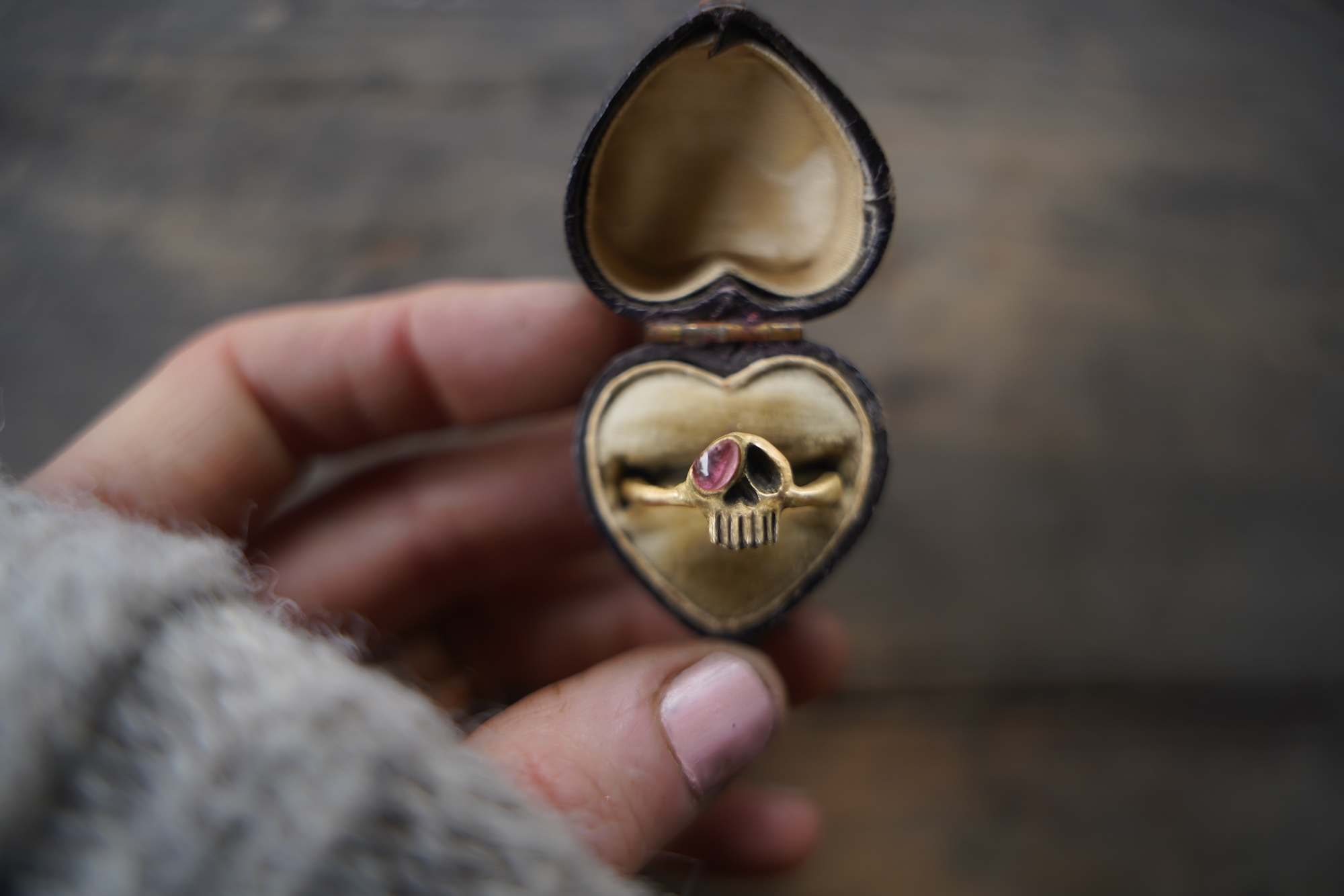 Ruby_Revolver_Momento_Mori_Ring_18K_Gold_and_Pink_Tourmaline