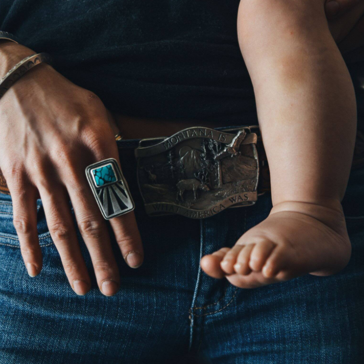 Ruby fashion and Revolver ring