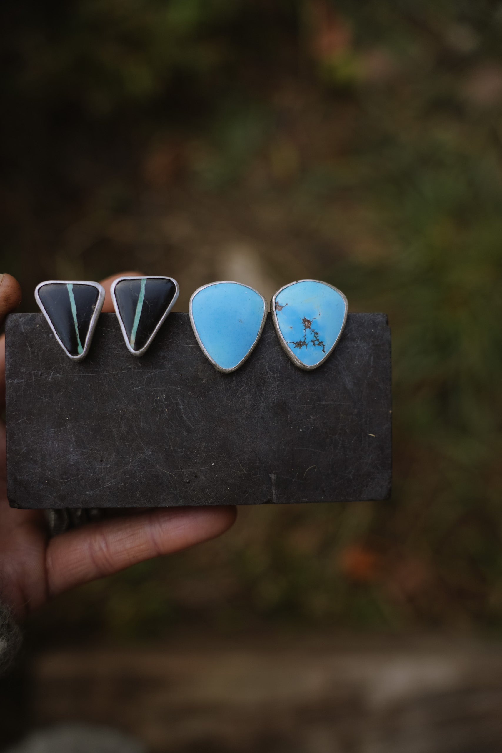 Touchstone Posts ~ Sterling Silver