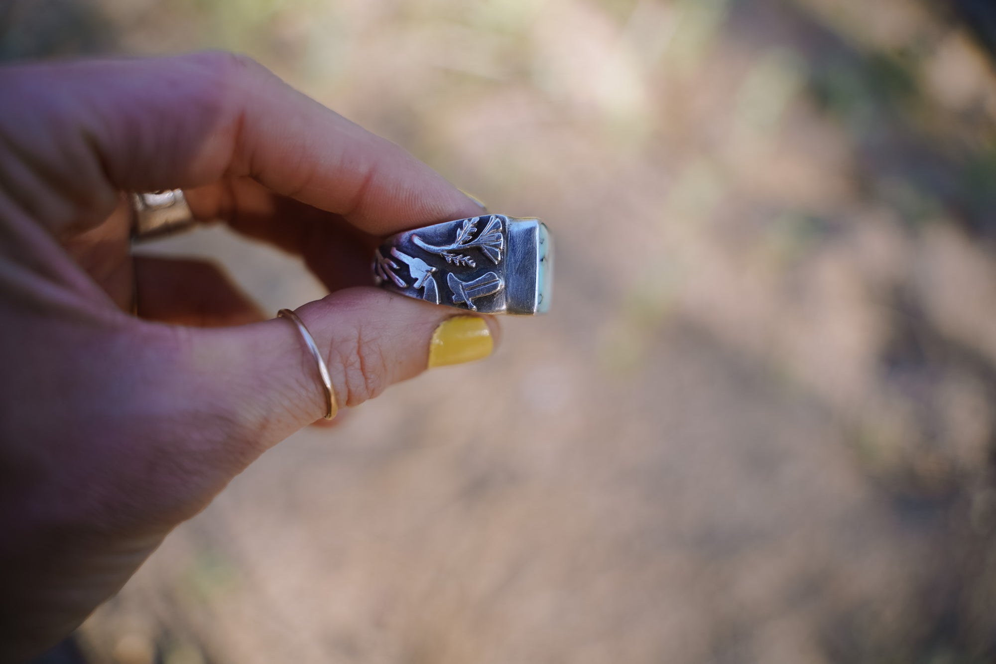 The Outlaw Signet Fable Ring ~ Size 5/5.25