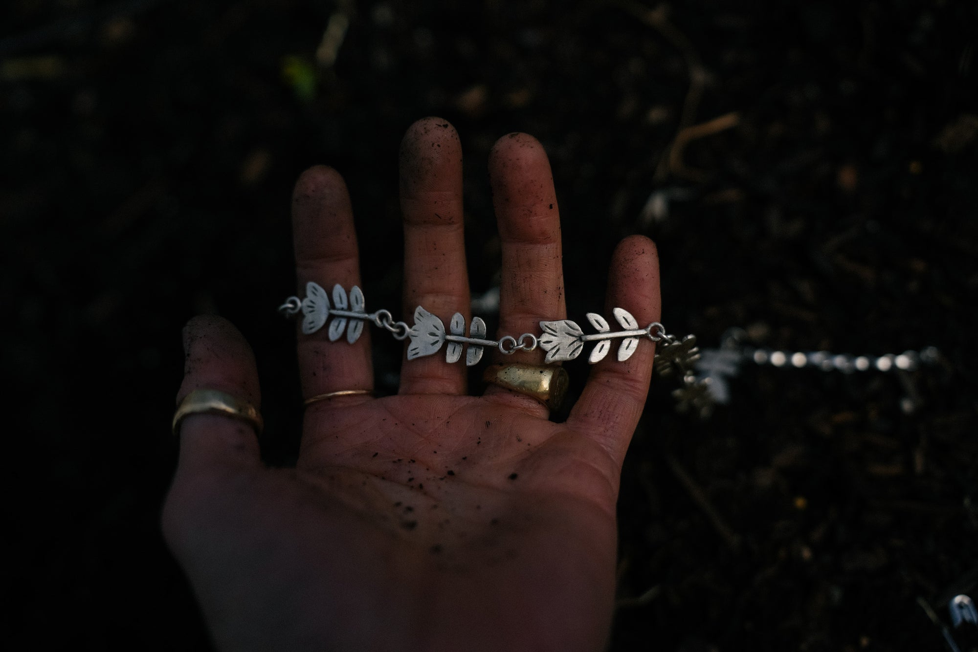 CORE Collection PREORDER ~ Folk Flower Choker ~ Reclaimed Sterling Silver ~ No Stones