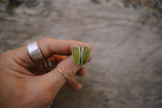 Vesuvianite Spike Earrings ~ small