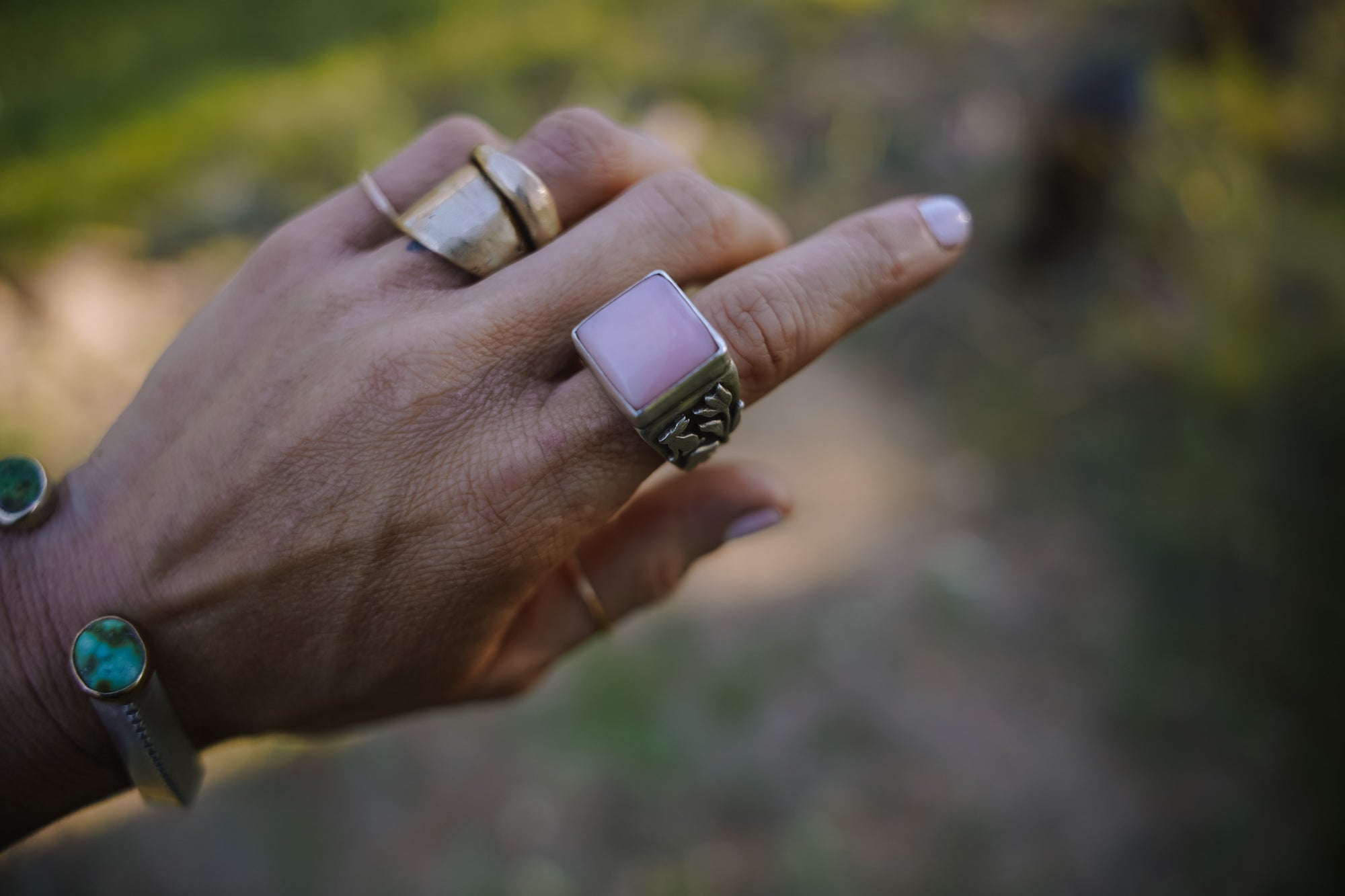 The Secret Garden Fable Signet Ring ~ Size 6.25/6.5