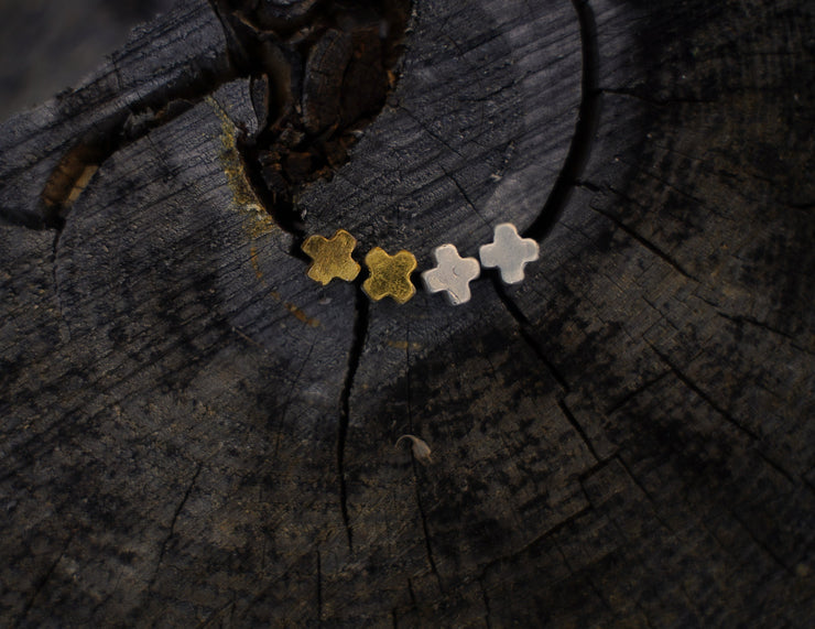 Lil' Bit Earrings ~ 24kt Gold Overlay
