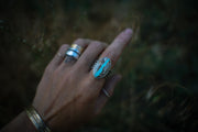 River Ring ~ Wide Band ~ Size 6.25-6.5