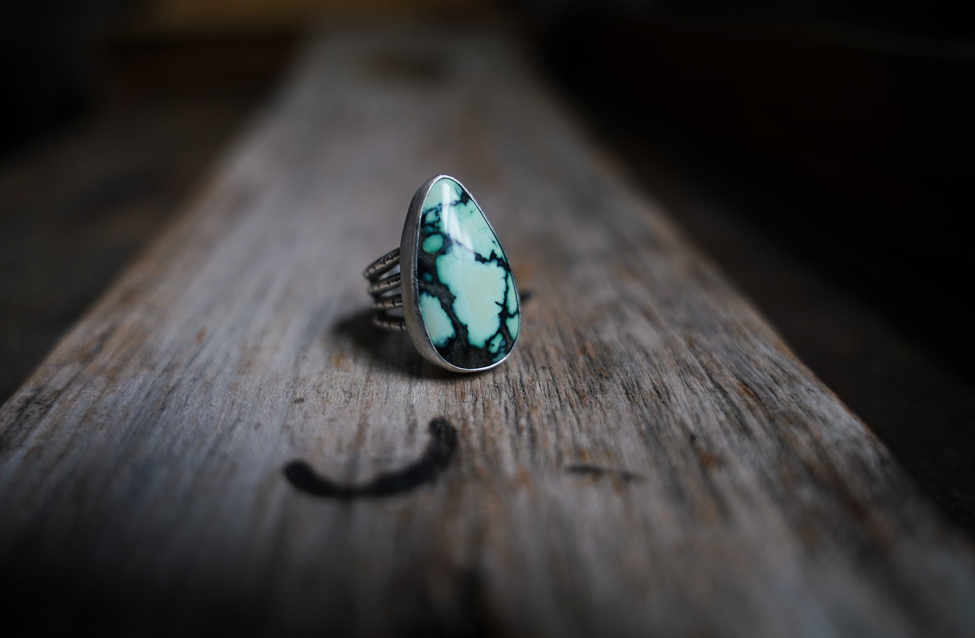 Cerulean Ring ~ Size 5.0-5.5 ~ Wide Band