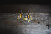 Maple Earrings ~ Baltic Amber