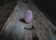 Pink Opal Rose Ring ~ 6.0-6.25 ~ Wide Band